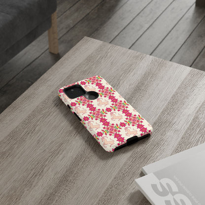 Tough Cases, Capricorn, Zodiac v3, Flower Pattern