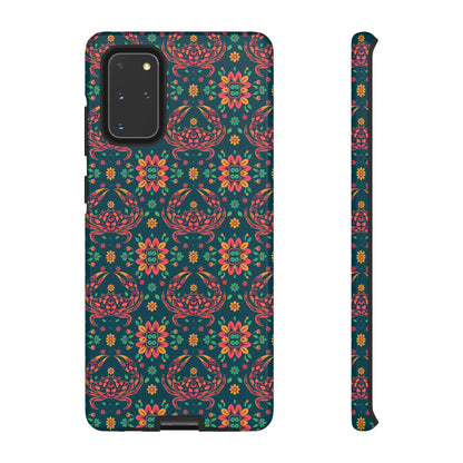 Tough Cases, Cancer, Zodiac v4, Flower Pattern