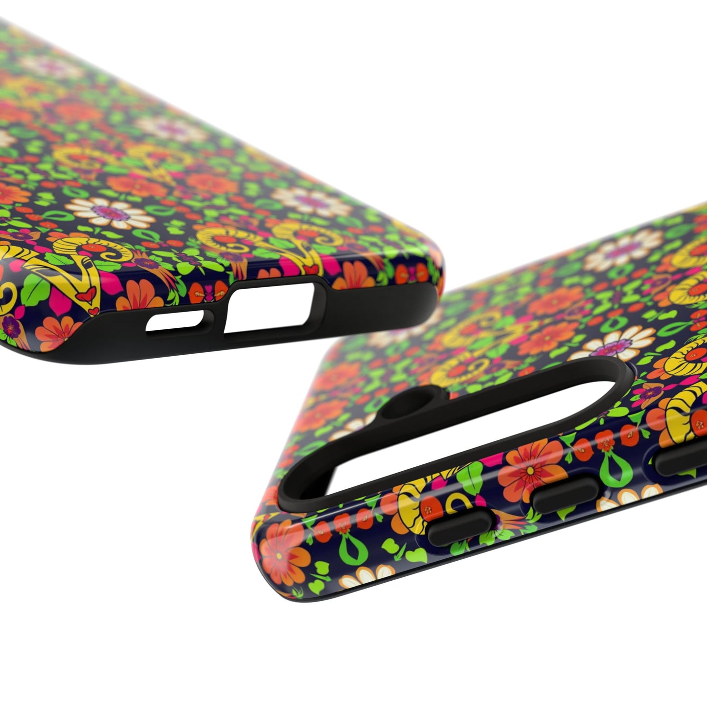 Tough Cases, Aries, Zodiac v4, Flower Pattern