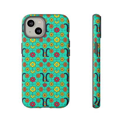 Tough Cases, Aquarius, Zodiac v2, Flower Pattern