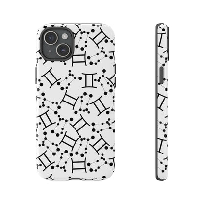 Tough Cases with the Gemini Zodiac sign for iPhone, Samsung Galaxy, and Google Pixel devices