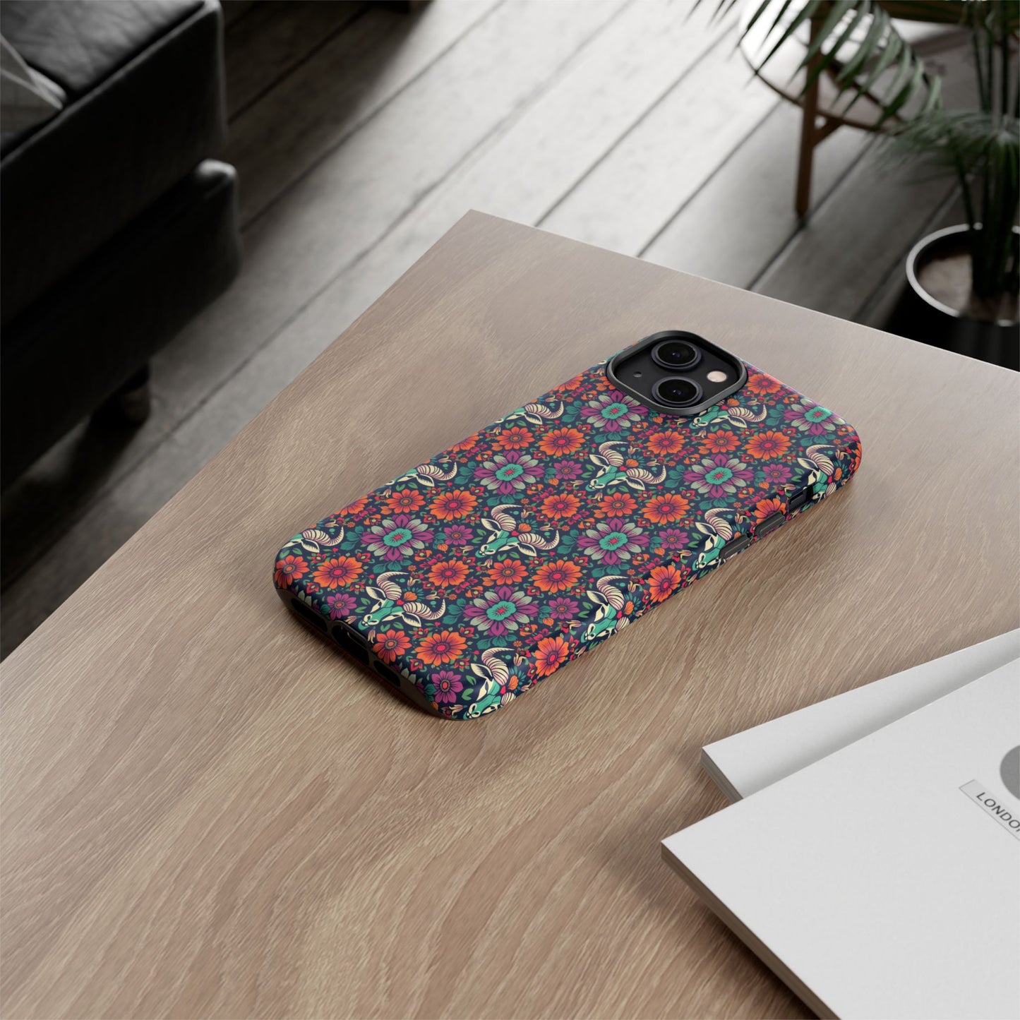Tough Cases, Taurus, Zodiac v4, Flower Pattern