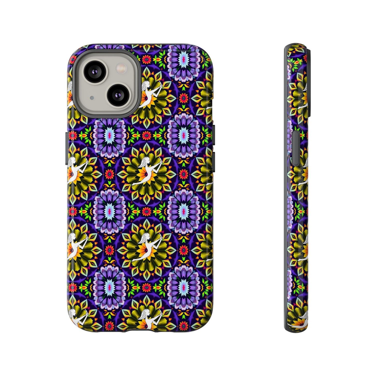 Tough Cases, Sagittarius, Zodiac v1, Flower Pattern