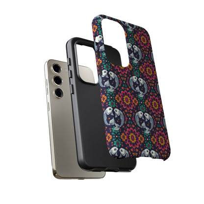 Tough Cases, Pisces, Zodiac v4, Flower Pattern