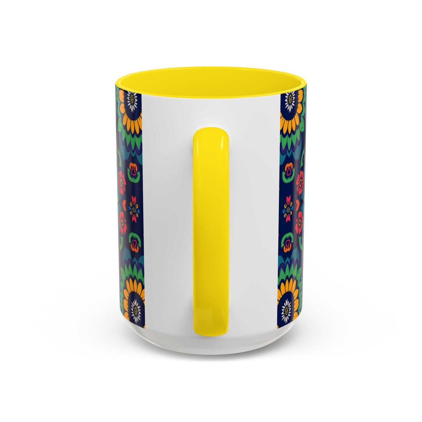 Accent Coffee Mug, Capricorn, Zodiac, Flower Pattern, (11, 15oz)