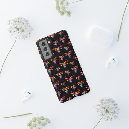 Tough Cases, Taurus, Zodiac, Metal Pattern