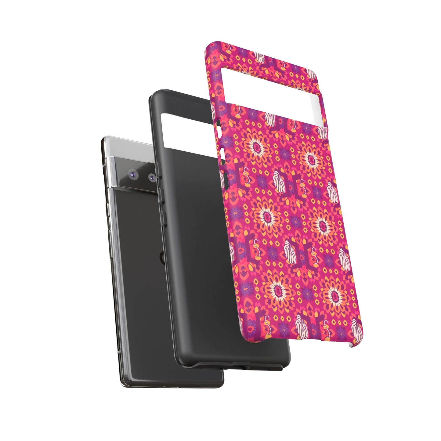 Tough Cases, Gemini, Zodiac v1, Flower Pattern