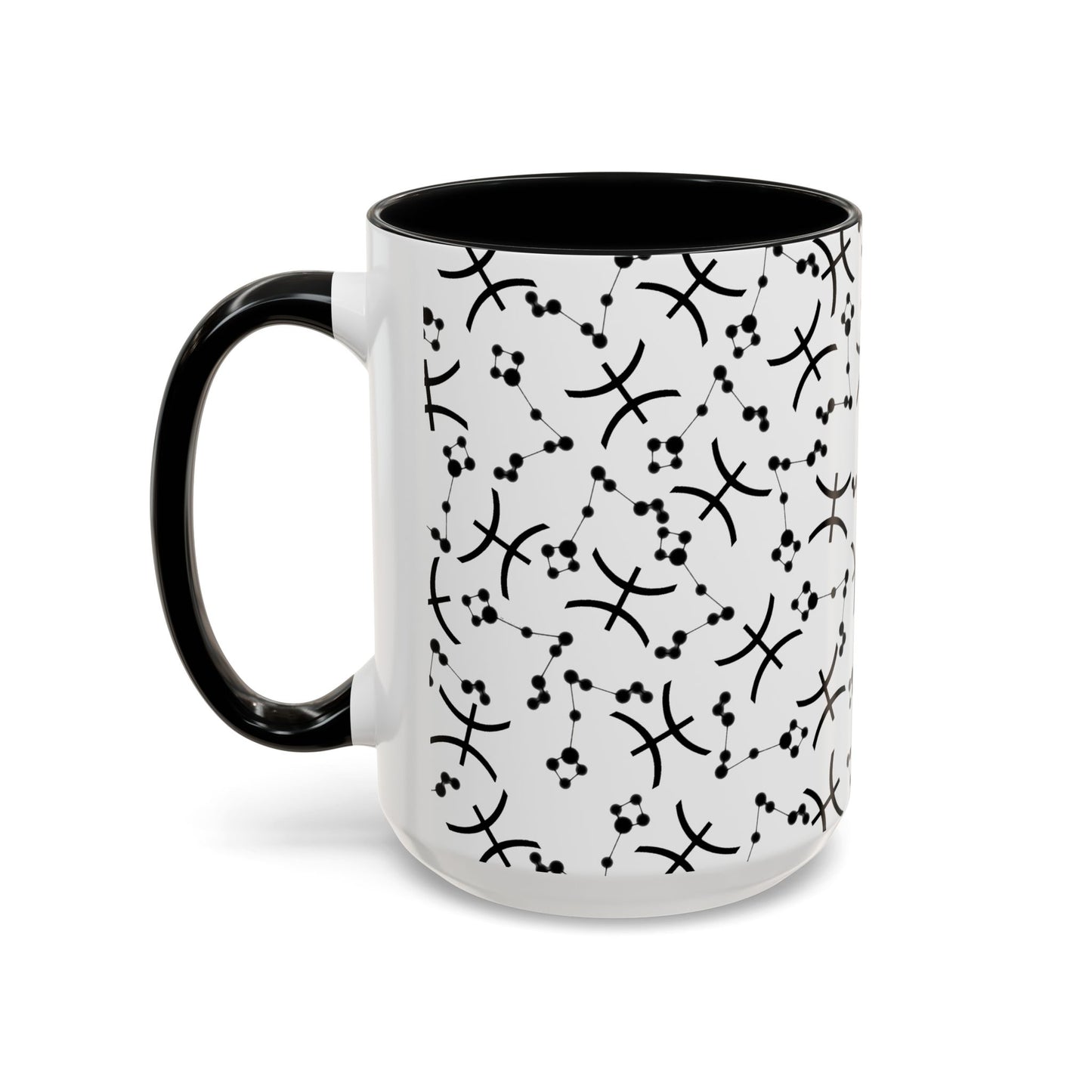 Accent Coffee Mug with the Pisces sign (11, 15oz)