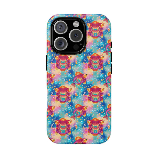 Tough Cases, Pisces, Zodiac v1, Bubble Pattern