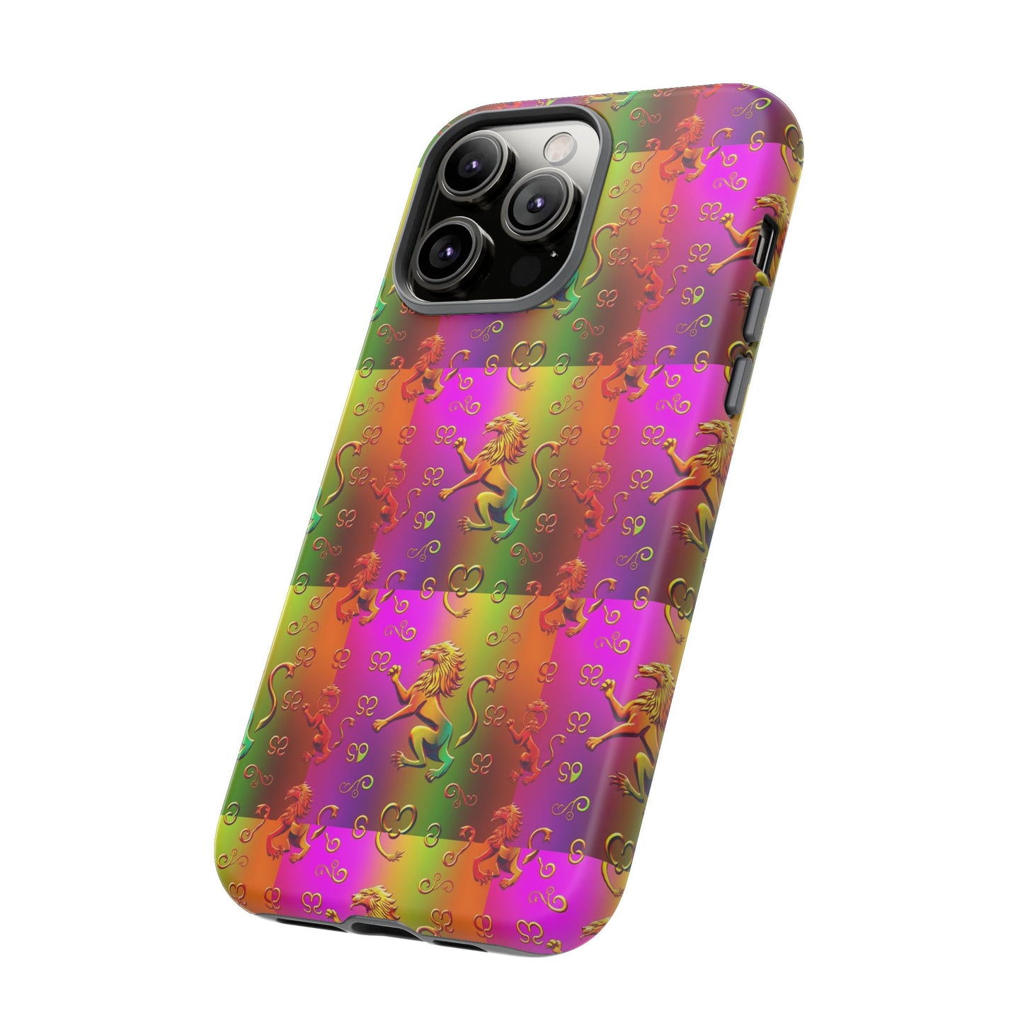 Tough Cases, Leo, Zodiac v1, Metal Pattern