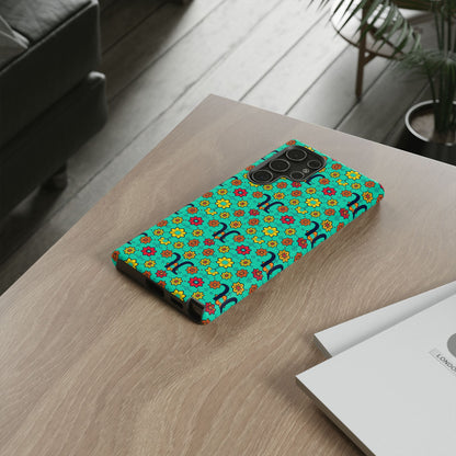 Tough Cases, Aquarius, Zodiac v2, Flower Pattern