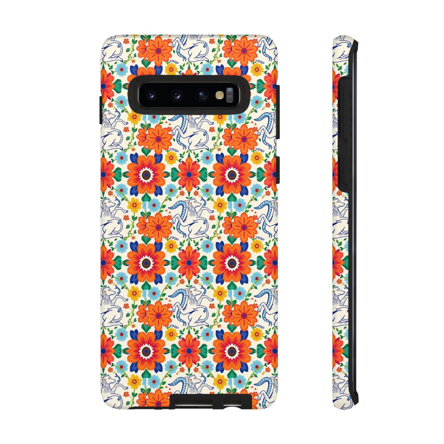 Tough Cases, Virgo, Zodiac v4, Flower Pattern