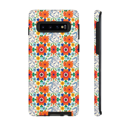 Tough Cases, Virgo, Zodiac v4, Flower Pattern
