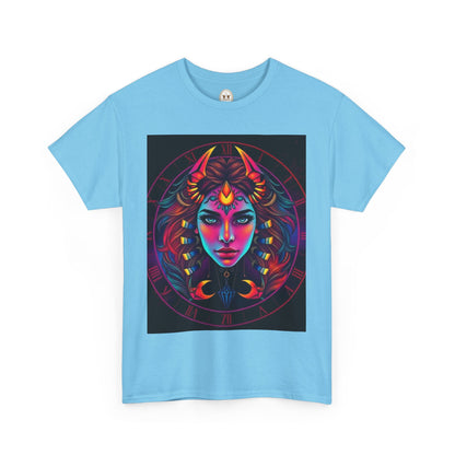 Unisex Heavy Cotton T-Shirt, Scorpio, Zodiac v4, Sexy Art