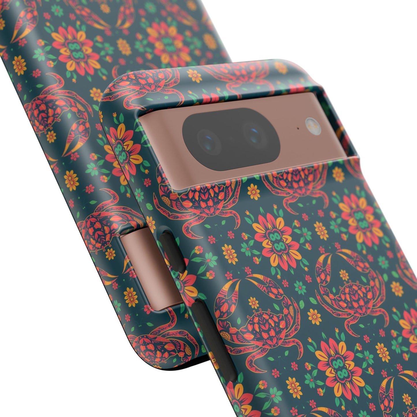 Tough Cases, Cancer, Zodiac v4, Flower Pattern