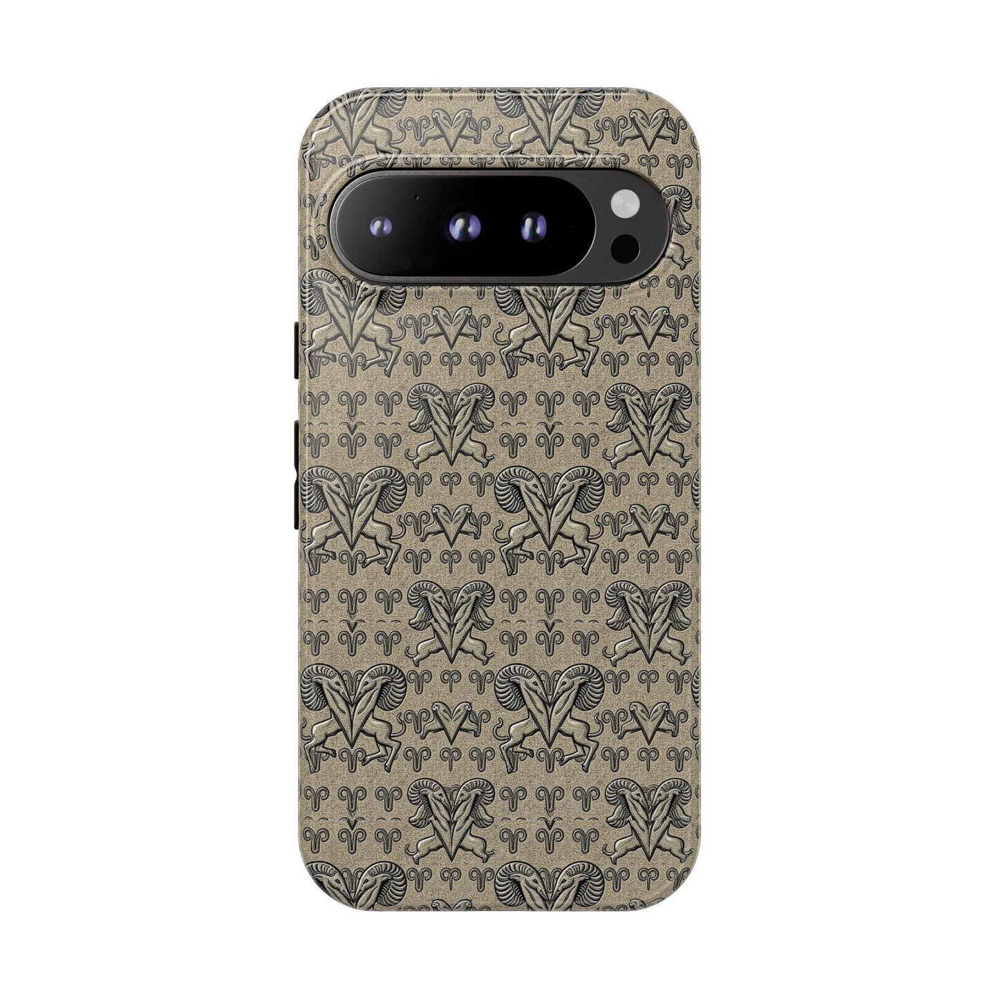 Tough Cases, Aries, Zodiac, Metal Pattern
