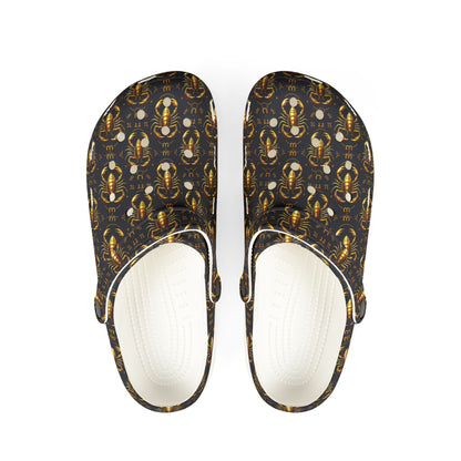 EVA Foam Rubber Shoes, (AOP), Scorpio, Zodiac, Pattern