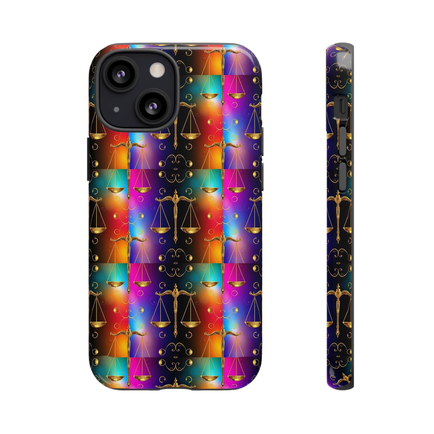 Tough Cases, Libra, Zodiac v1, Metal Pattern