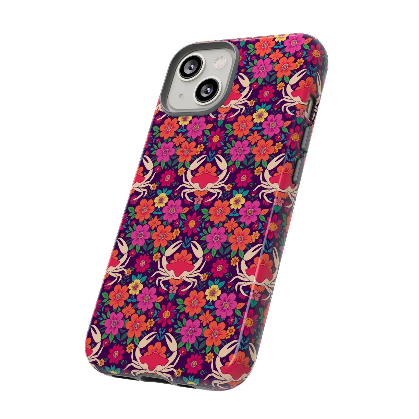 Tough Cases, Cancer, Zodiac v1, Flower Pattern