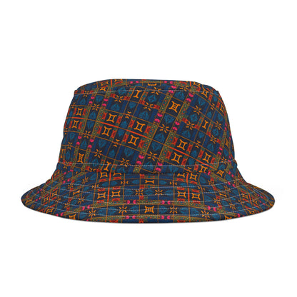 Bucket Hat, (AOP), Gemini, Zodiac v1, Shape Pattern