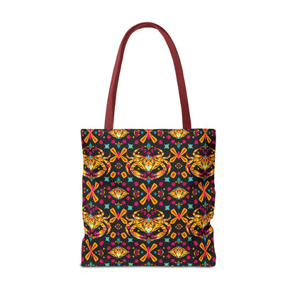 Tote Bag (AOP), Cancer, Zodiac v1, Jewel Pattern