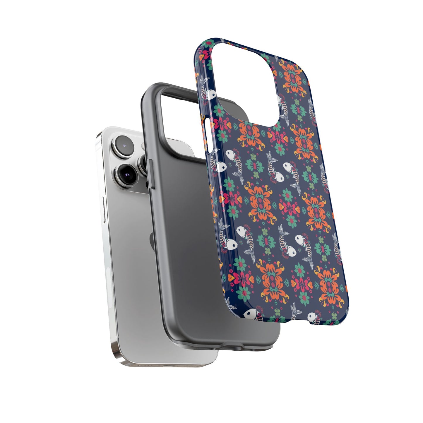 Tough Cases, Pisces, Zodiac, Flower Pattern