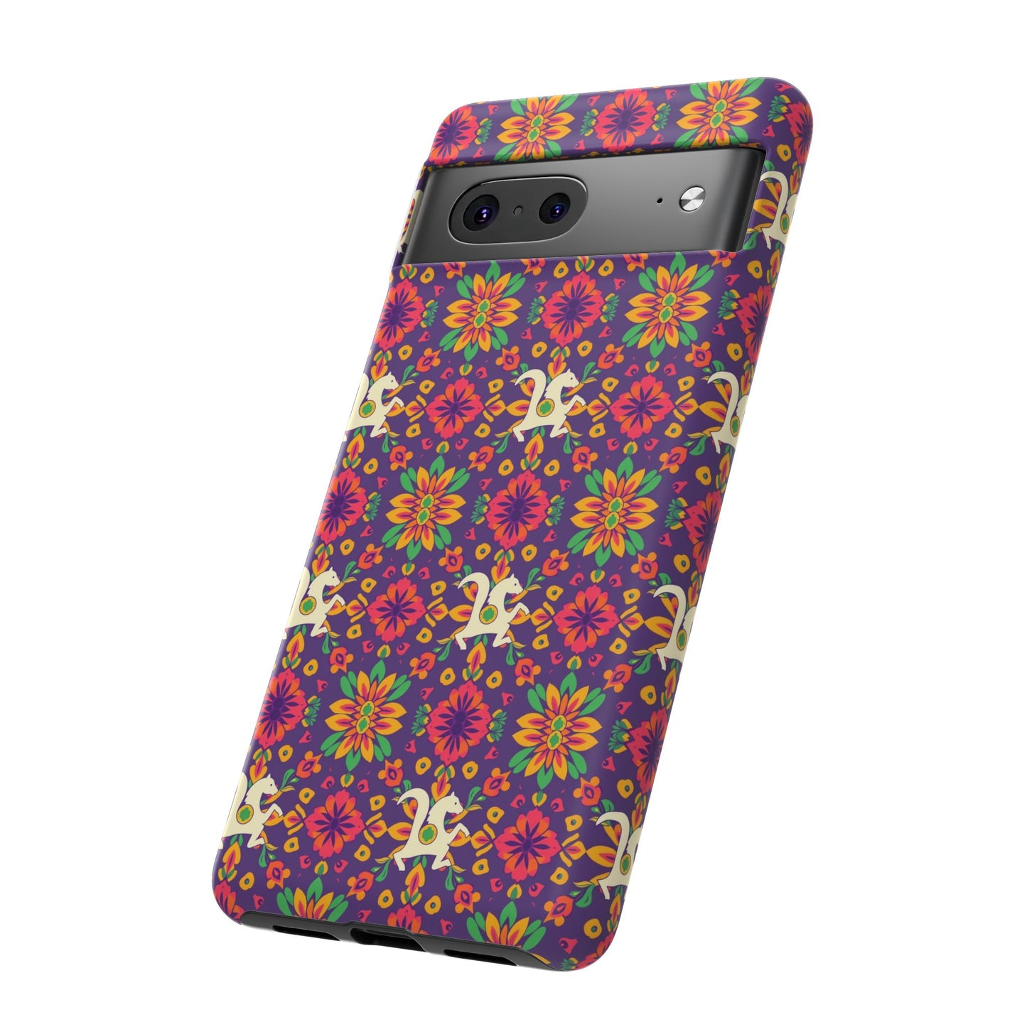 Tough Cases, Aquarius, Zodiac v1, Flower Pattern