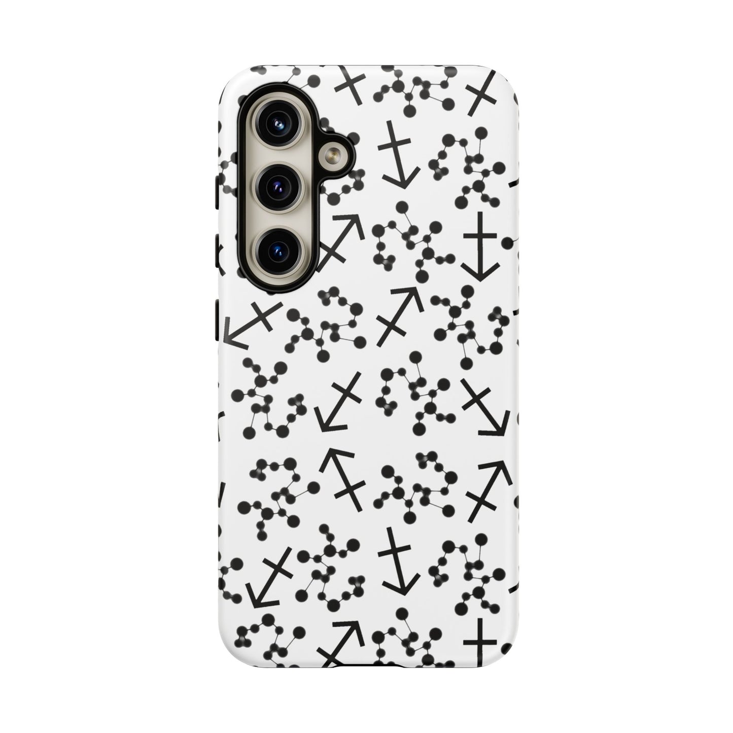 Tough Cases with the Sagittarius Zodiac sign for iPhone, Samsung Galaxy, and Google Pixel devices