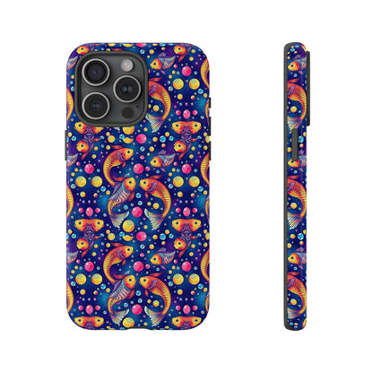 Tough Cases, Pisces, Zodiac, Bubble Pattern