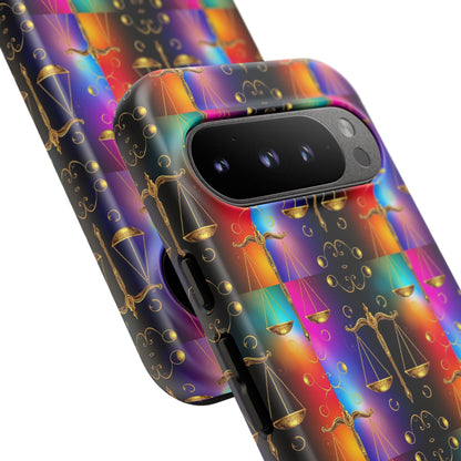 Tough Cases, Libra, Zodiac v1, Metal Pattern