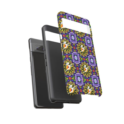 Tough Cases, Sagittarius, Zodiac v1, Flower Pattern