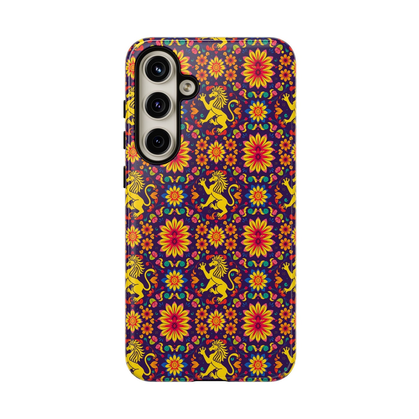 Tough Cases, Leo, Zodiac, Flower Pattern