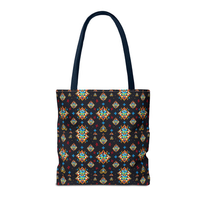 Tote Bag (AOP), Sagittarius, Zodiac v1, Jewel Pattern