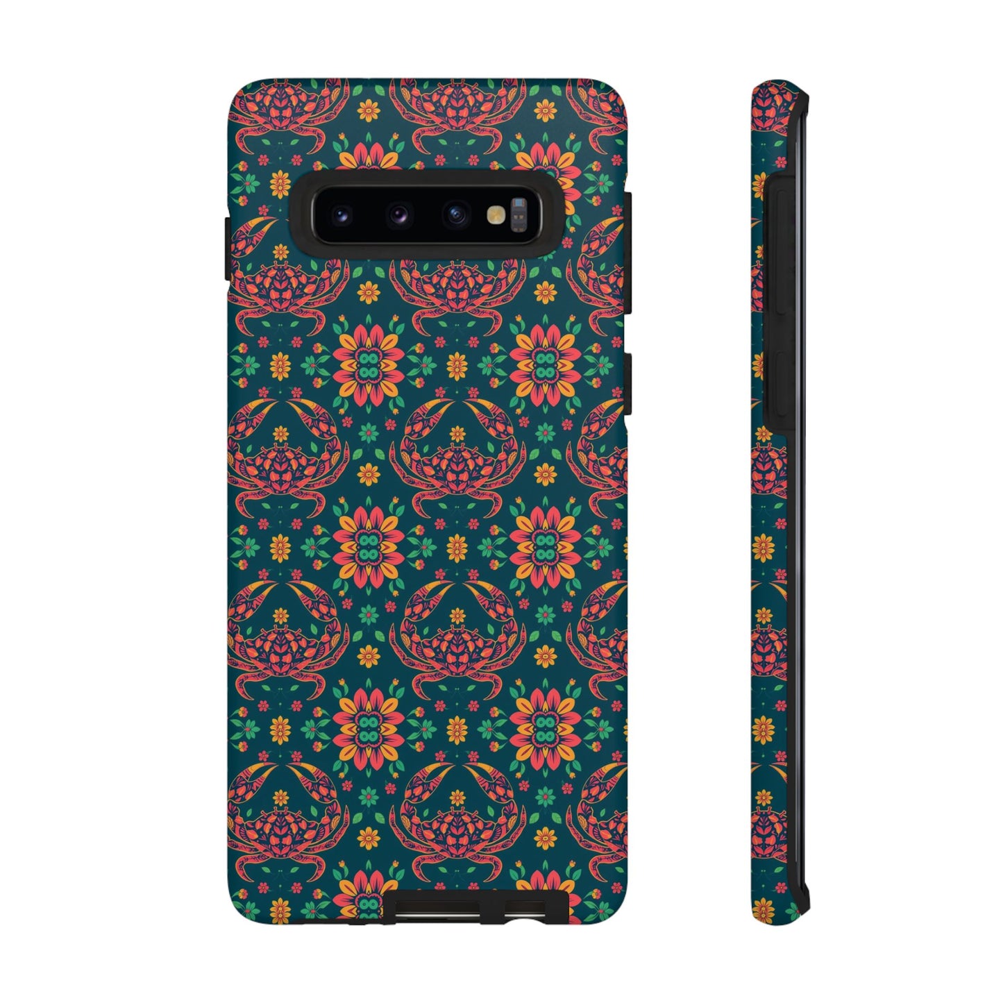 Tough Cases, Cancer, Zodiac v4, Flower Pattern