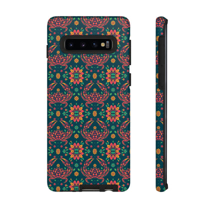 Tough Cases, Cancer, Zodiac v4, Flower Pattern