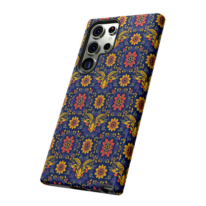 Tough Cases, Taurus, Zodiac v3, Flower Pattern