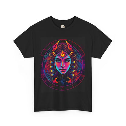 Unisex Heavy Cotton T-Shirt, Scorpio, Zodiac v4, Sexy Art