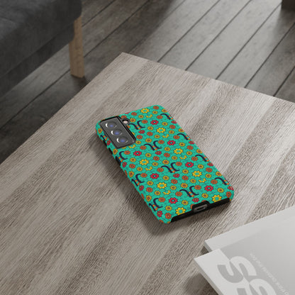 Tough Cases, Aquarius, Zodiac v2, Flower Pattern