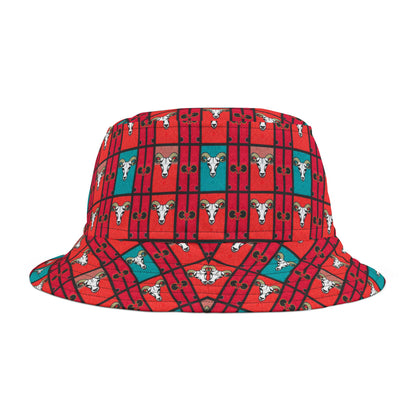 Bucket Hat, (AOP), Taurus, Zodiac Shape Pattern