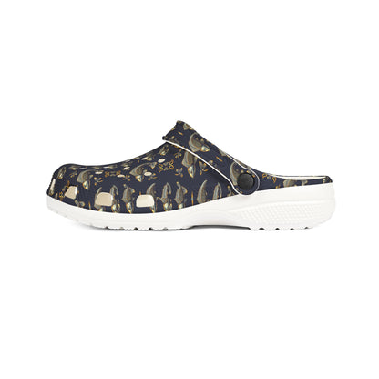 EVA Foam Rubber Shoes, (AOP), Pisces, Zodiac, Pattern