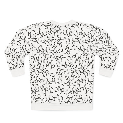Zodiac AOP Unisex Sweatshirt Capricorn Zodiac Sign