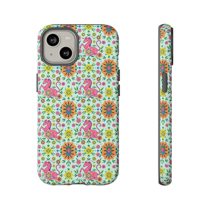 Tough Cases, Aquarius, Zodiac, Flower Pattern