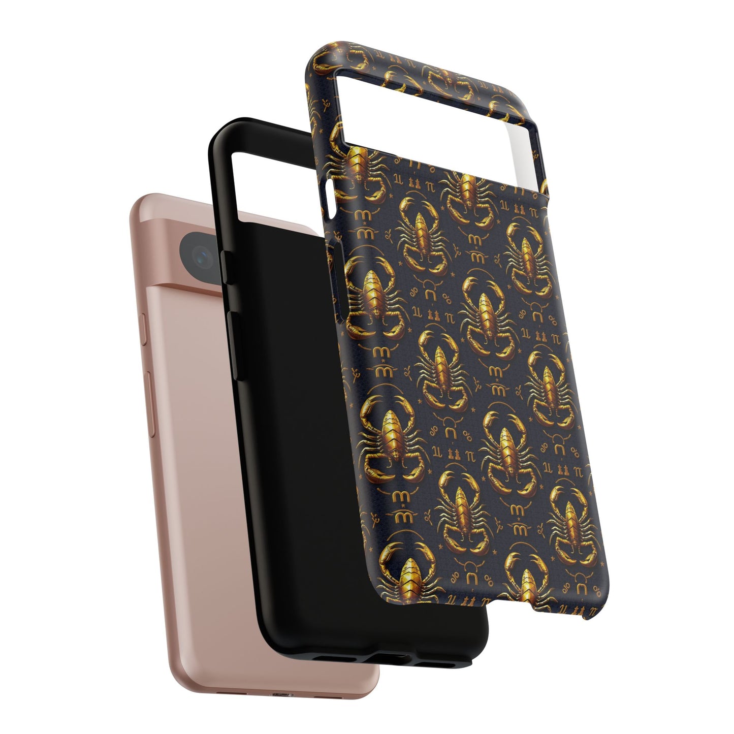 Tough Cases, Scorpio, Zodiac, Metal Pattern