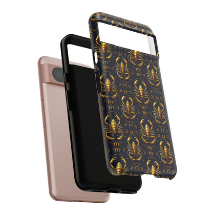 Tough Cases, Scorpio, Zodiac, Metal Pattern