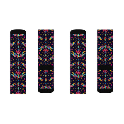 Sublimation Socks, Virgo, Zodiac v4, Jewel Pattern