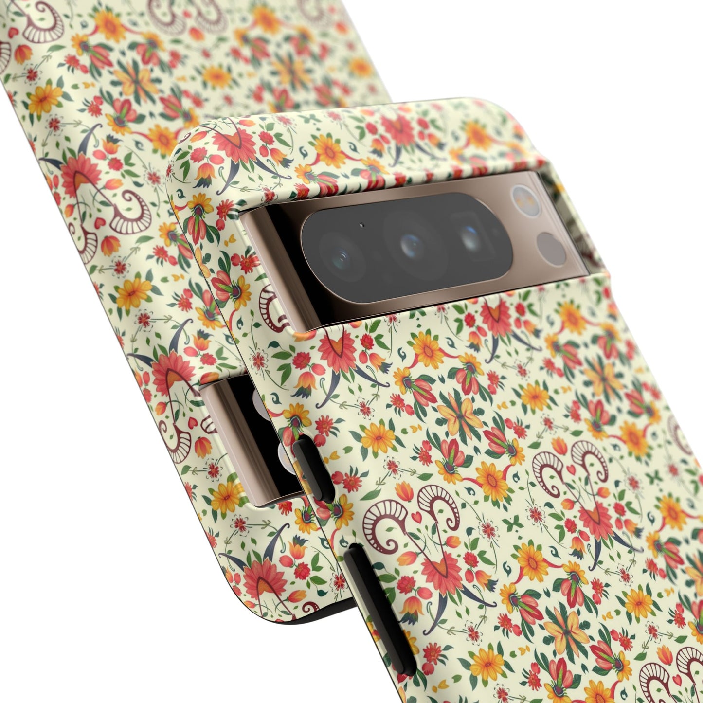 Tough Cases, Aries, Zodiac, Flower Pattern
