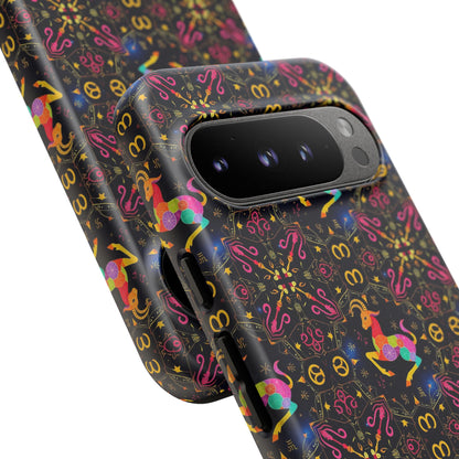 Tough Cases, Capricorn, Zodiac v2, Metal Pattern