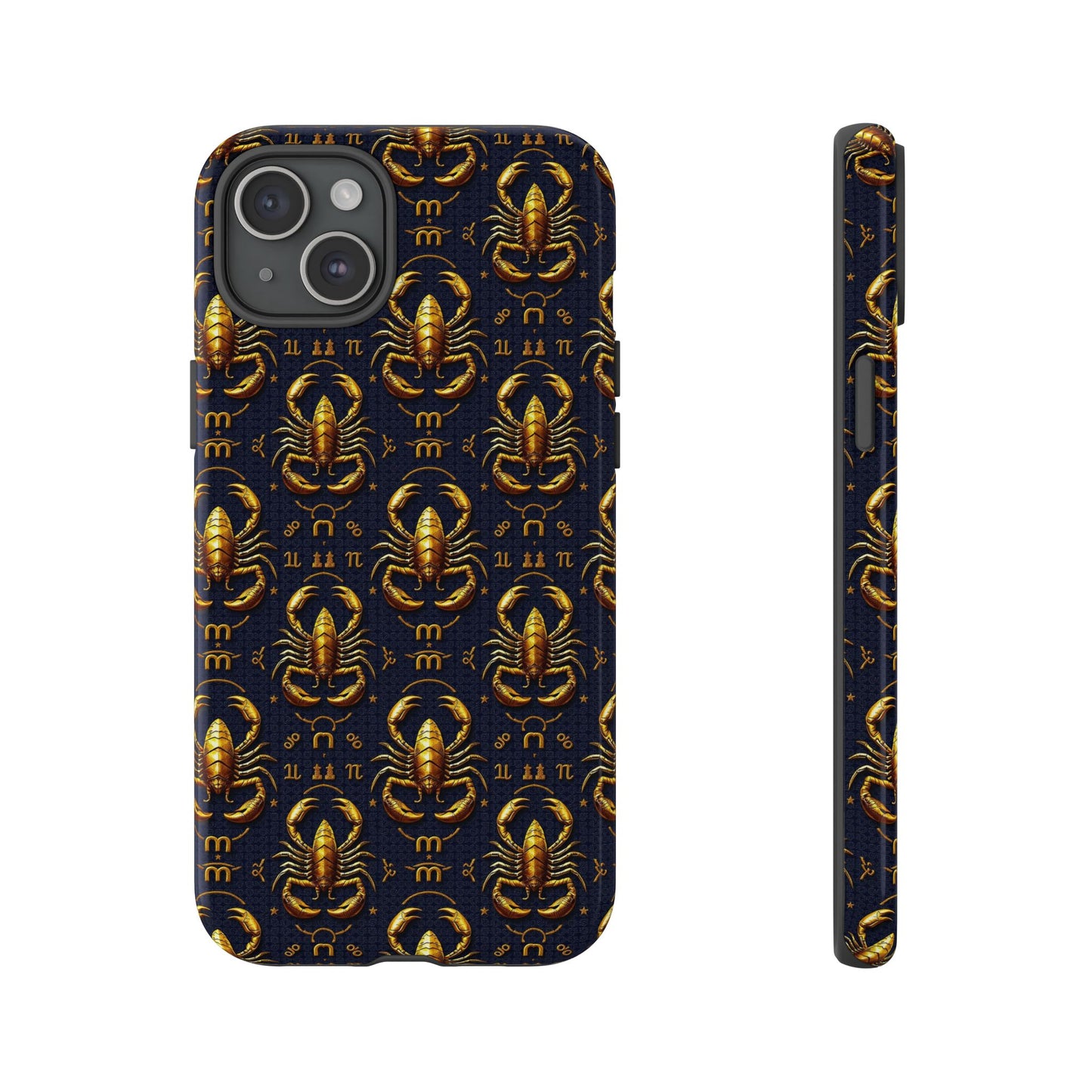 Tough Cases, Scorpio, Zodiac, Metal Pattern