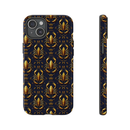 Tough Cases, Scorpio, Zodiac, Metal Pattern