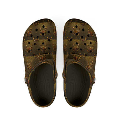 EVA Foam Rubber Shoes, (AOP), Scorpio, Zodiac, Pattern